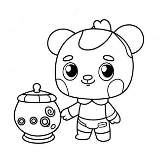 Ni Hao Kai Lan Coloring Page 127629-61083