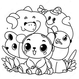 Kai Lan With Friends Coloring Page 127630-61087