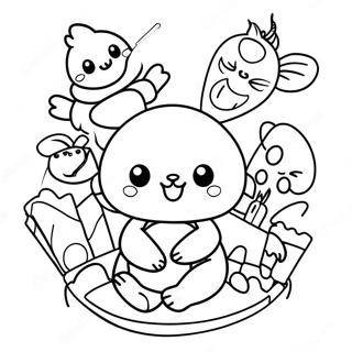 Kai Lan With Friends Coloring Page 127630-61088
