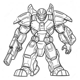 Stealthy War Machine Coloring Page 127659-61247