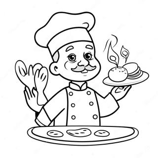 Chef Coloring Pages