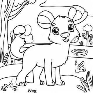 Animal Habitat Coloring Pages