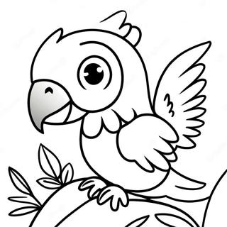 Macaw Coloring Pages