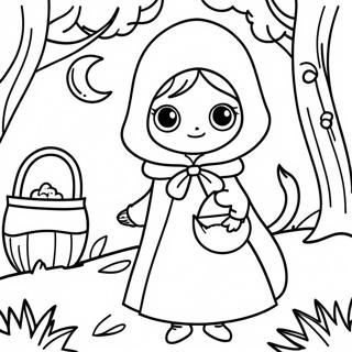 Little Red Riding Hood Coloring Page 127809-61349