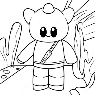 Roblox Bacon Costume Coloring Page 127839-61386