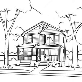 Neighborhood Coloring Pages