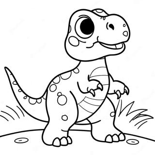 Cute Baby T Rex Coloring Page 1279-2333