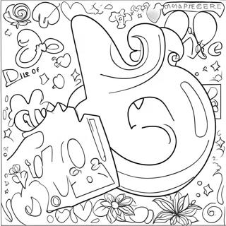 Disney Alphabet Coloring Pages