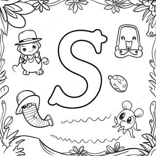 Adventurous Disney Alphabet Coloring Page 128042-61534