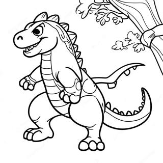 Brave Monster Hunter In Action Coloring Page 128121-61597