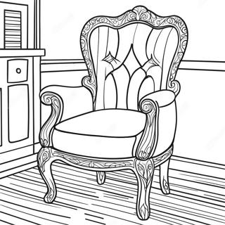 Chair Coloring Pages