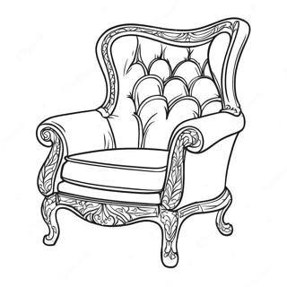 Colorful Armchair Coloring Page 128222-61676