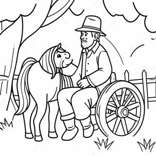 Pioneer Coloring Pages