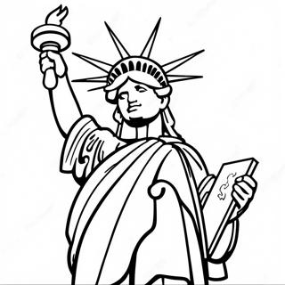 Statue Of Liberty Coloring Pages