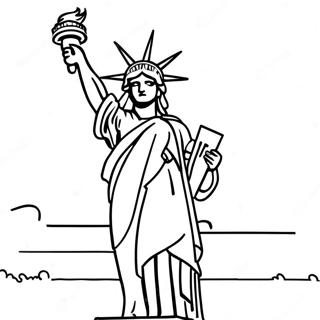 Statue Of Liberty Coloring Page 128323-61751