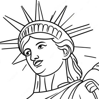 Statue Of Liberty Coloring Page 128323-61752