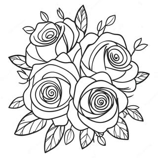 Rose Coloring Pages