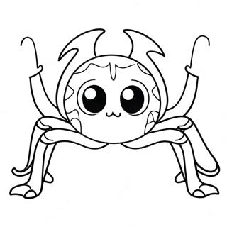 Cute Lucas The Spider Coloring Page 128350-61773