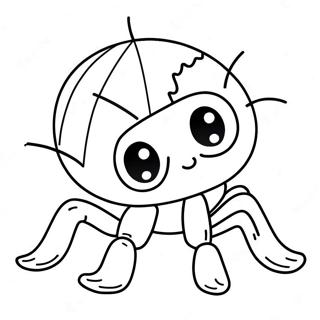 Cute Lucas The Spider Coloring Page 128350-61774