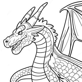 Fierce Dragon Master Coloring Page 128427-61833