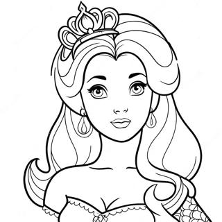 Tattooed Disney Princess Coloring Pages