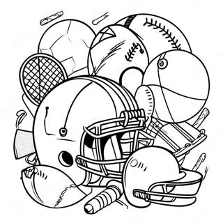 Team Sports In Pe Coloring Page 128507-61904