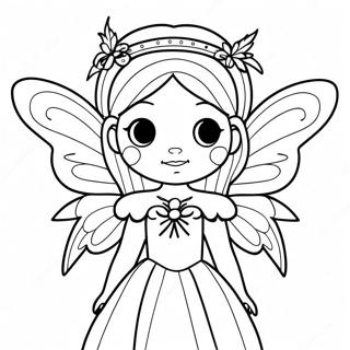 Gothic Fairy Mythical Creature Coloring Page 128530-61910