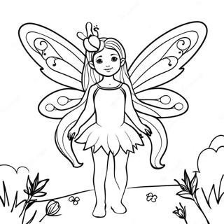 Gothic Fairy Mythical Creature Coloring Page 128530-61911