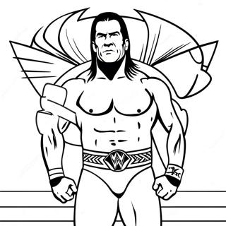 Wwe Coloring Page 128582-61951