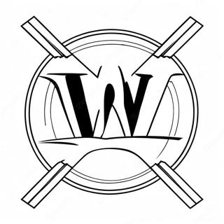 Bold Wwe Logo Coloring Page 128584-61957