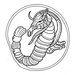 Scorpio Coloring Pages