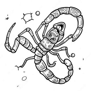 Scorpio Constellation Coloring Page 128765-62094