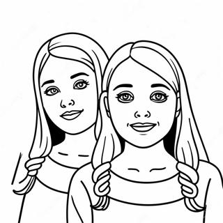 Sisters Coloring Pages