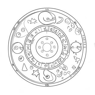 Astrology Coloring Pages