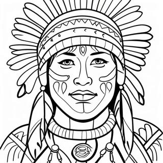 Indigenous Coloring Pages