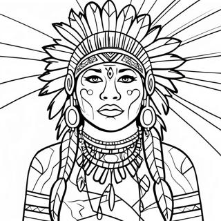 Indigenous Coloring Page 128893-62190