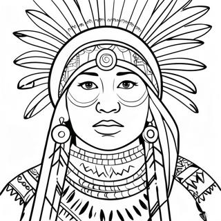 Indigenous Coloring Page 128893-62192