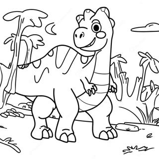 Dino Ranch Adventure Coloring Page 128971-62258