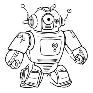 Tobot Coloring Page 129045-62311