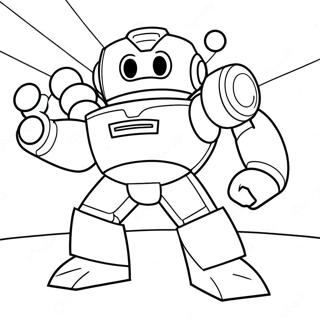 Tobot In Action Coloring Page 129046-62315