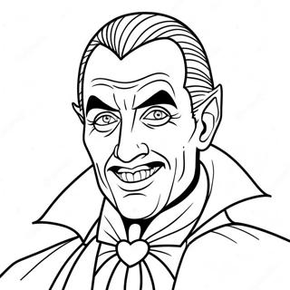 Dracula Coloring Pages