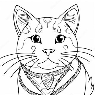 Meowscles Coloring Page 129172-62411