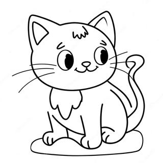 Meowscles In Action Coloring Page 129173-62413