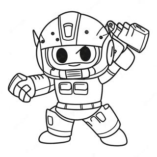 Miniforce Coloring Pages