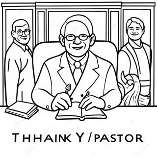 Thank You Pastor Coloring Page 129276-62492