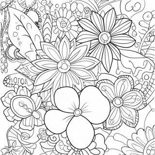 Flower Power Coloring Pages