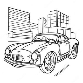 Spiderman Car Coloring Pages