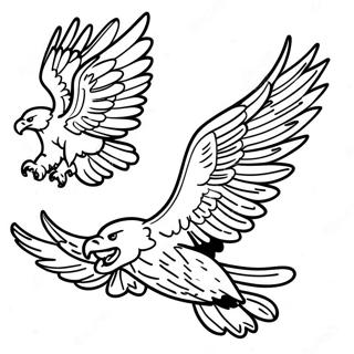 Majestic Eagles Soaring Coloring Page 129506 62680