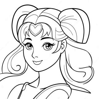 Princess Serenity Sailor Moon Coloring Pages