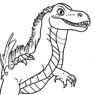 Indoraptor Roaring Coloring Page 129634-62774